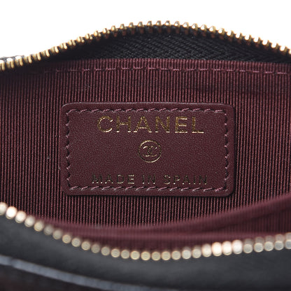 Chanel Caviar Quilted Zip Coin Purse Black 6 of 8