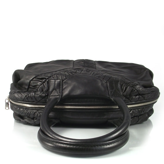 Saint Laurent Lambskin Ruched Easy Sac 4 of 10