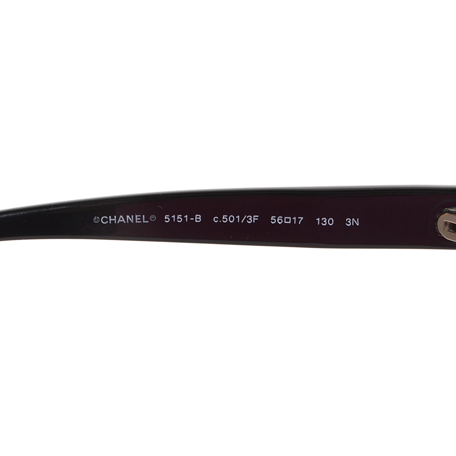 Chanel Crystal CC Sunglasses 5151-B Black 3 of 4