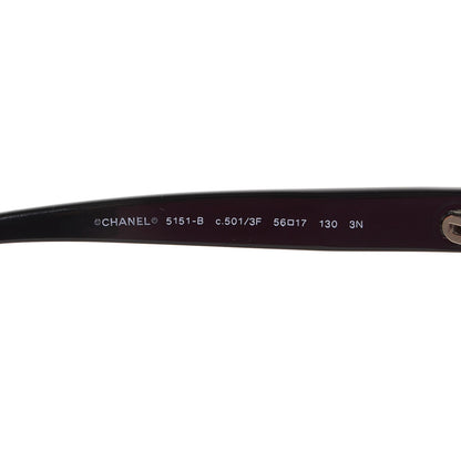 Chanel Crystal CC Sunglasses 5151-B Black 3 of 4