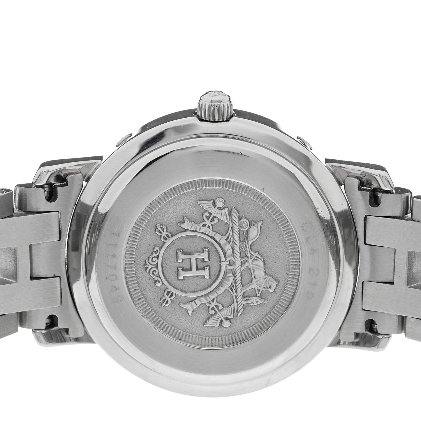 Stainless Steel 24mm Clipper Quartz Watch White