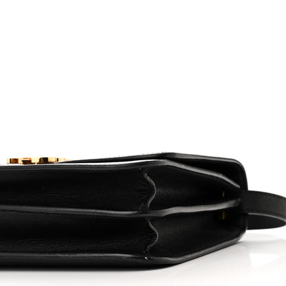 Burberry Grained Calfskin Medium TB Bag Black 10 of 10