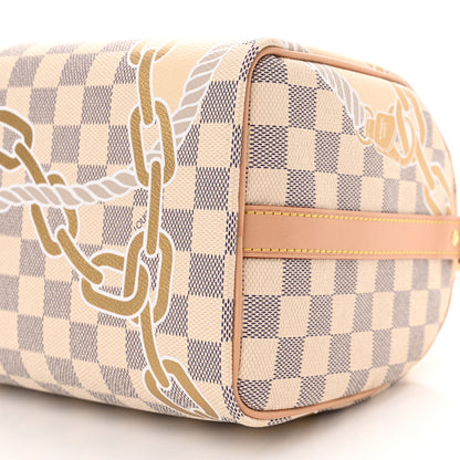 Louis Vuitton Damier Azur Nautical Speedy Bandouliere 25 10 of 10