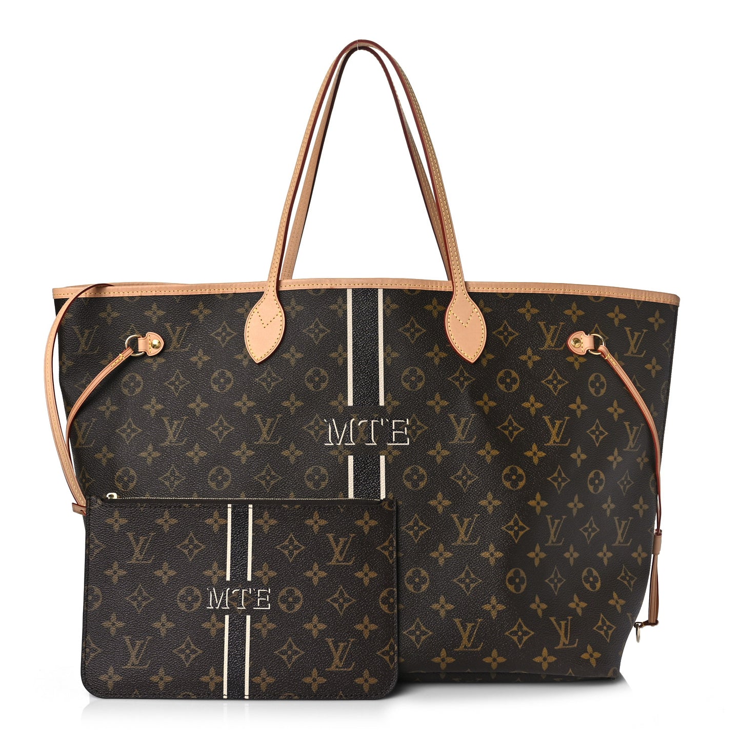 Monogram My LV Heritage Neverfull GM Black White