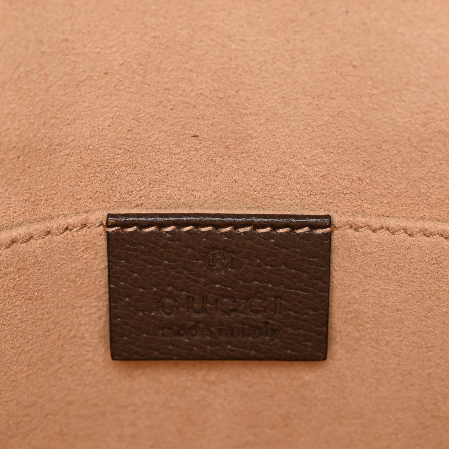 GG Supreme Monogram Web Ophidia Pouch Brown