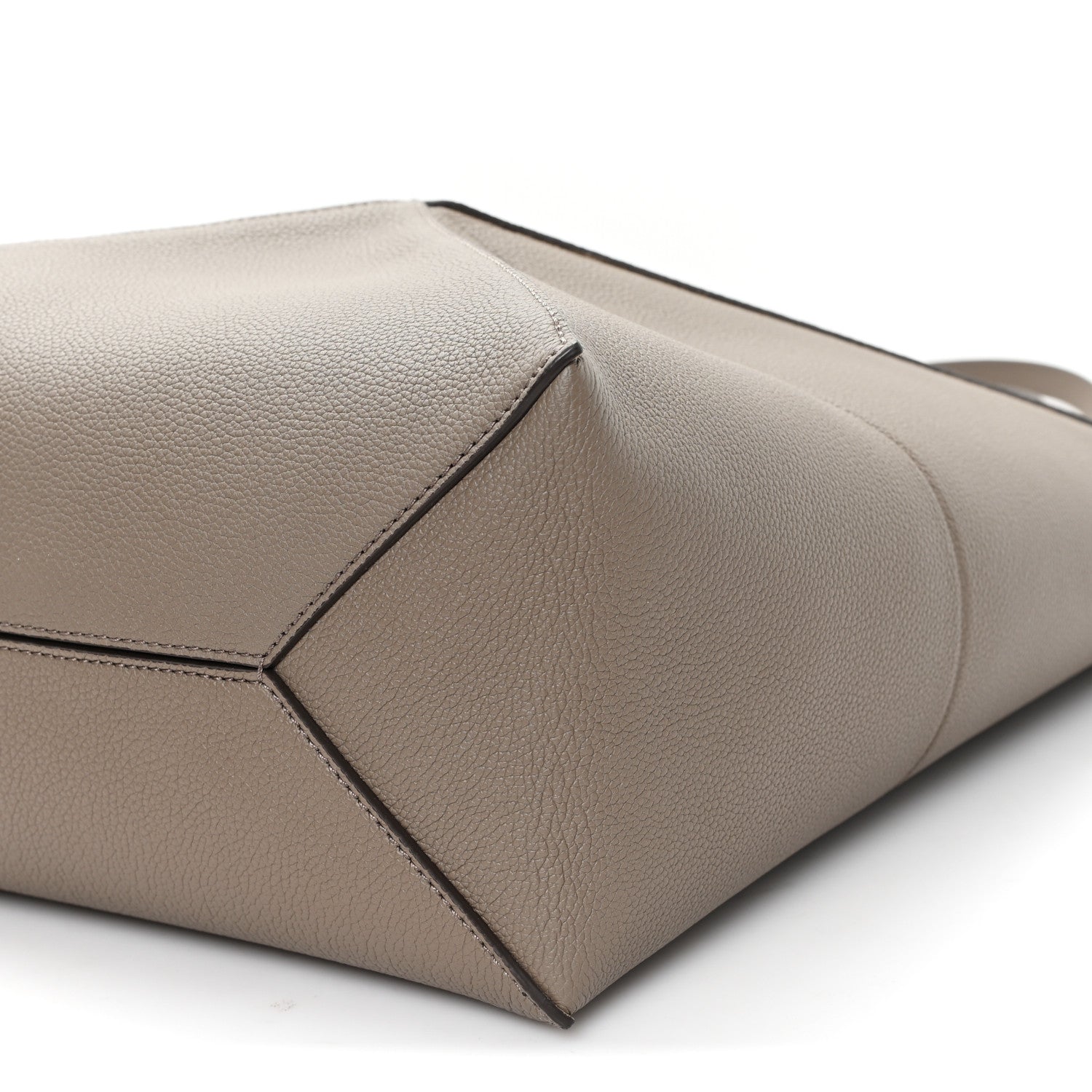 Loewe Grained Calfskin Medium Puzzle Fold Tote Taupe 9 of 9