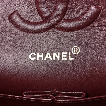 Chanel Lambskin Quilted Medium Double Flap Black 6 of 12