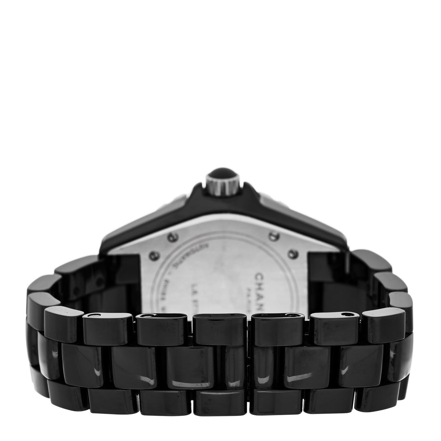Stainless Steel Ceramic 38mm J12 Automatic Watch Black