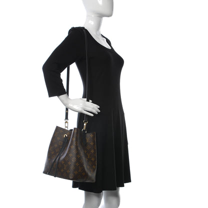 Louis Vuitton Monogram Neonoe MM Black 2 of 10
