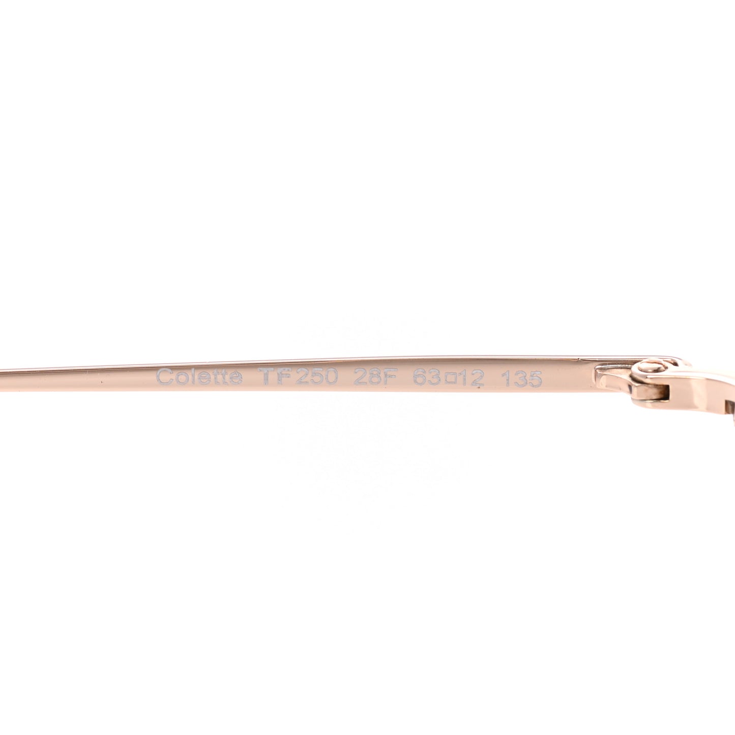 Colette Butterfly Sunglasses TF250 Rose Gold