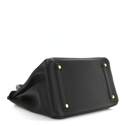 Hermes Togo BIRKIN 30 Black 4 of 11