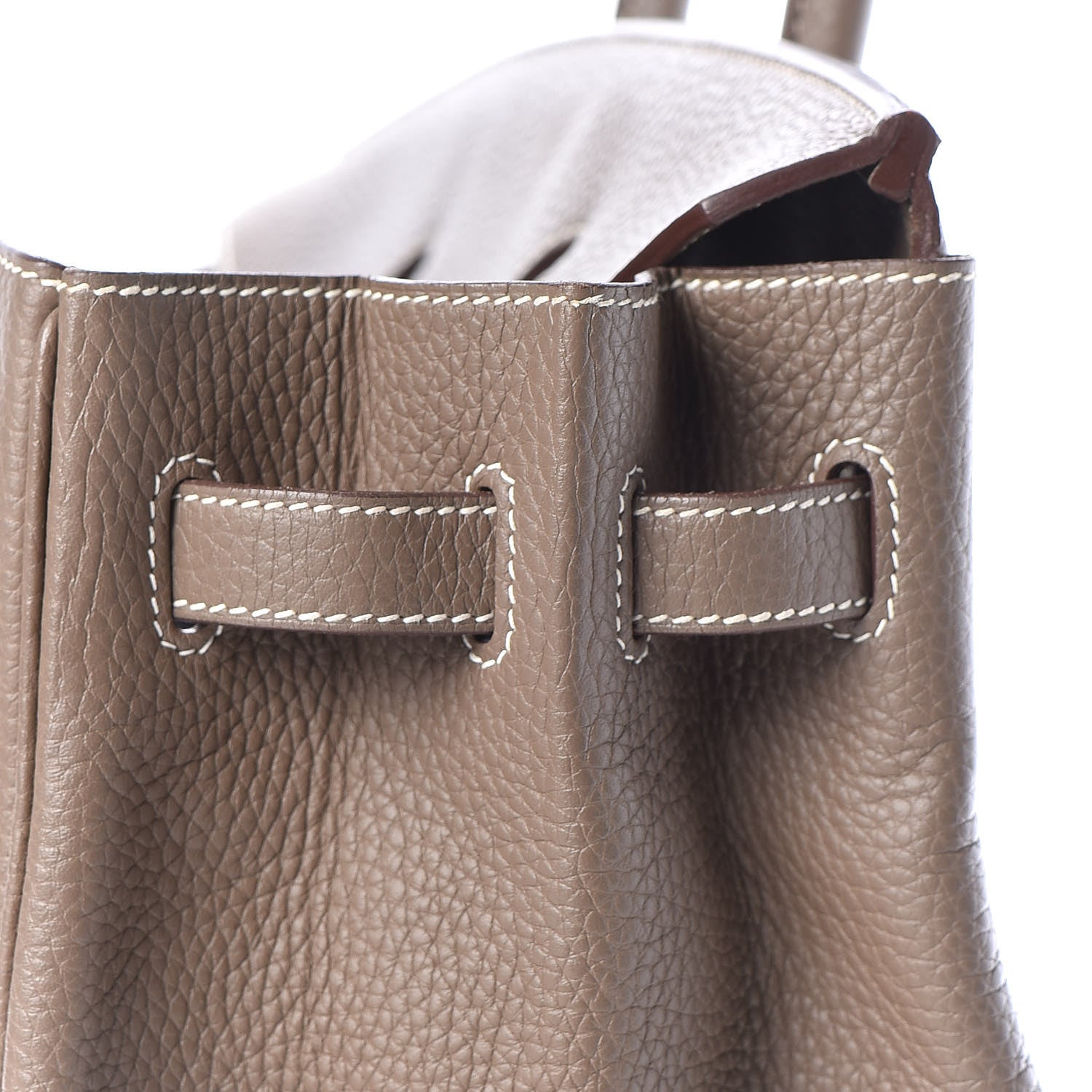 Hermes Taurillon Clemence Birkin 35 Etoupe 12 of 40