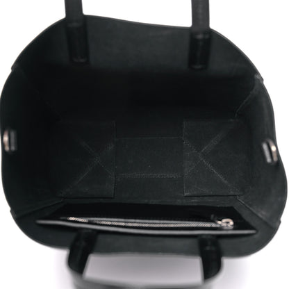 Celine Grained Calfskin Small Vertical Cabas Black 5 of 12