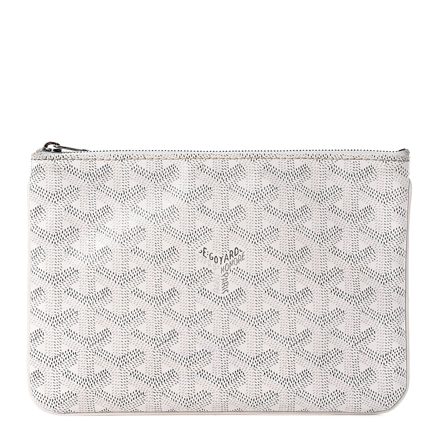 Goyardine Senat Pochette PM White