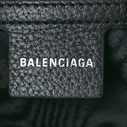 Gucci X BALENCIAGA BB Monogram Calfskin Web Small Jackie 1961 Hobo Black 6 of 10