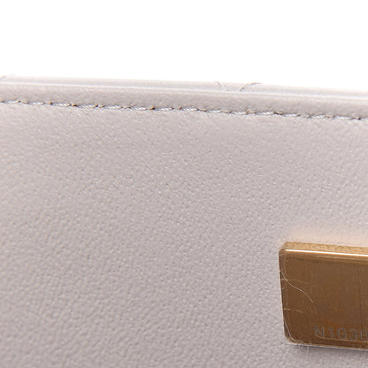 Chanel Lambskin Quilted Mini Top Handle Rectangular Flap Grey 9 of 11