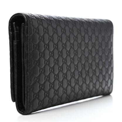 Gucci Soft Microguccissima Continental Wallet Black 2 of 4