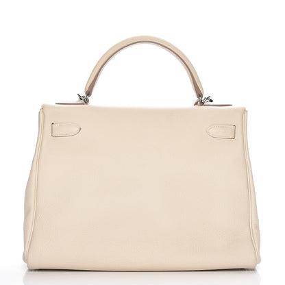 Hermes Togo Kelly Retourne 32 Craie 5 of 29