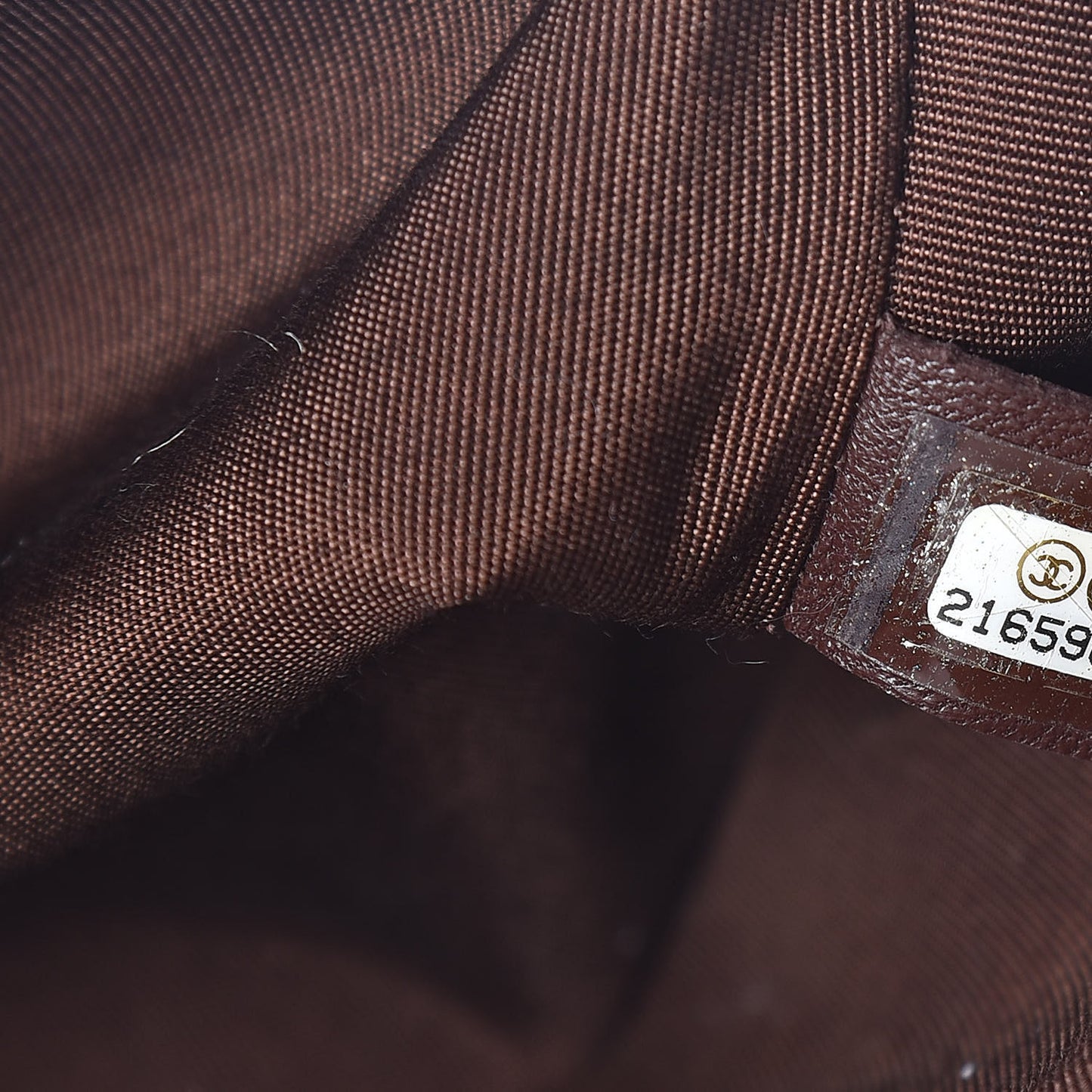 Metallic Patent Calfskin Quilted Medium Boy Flap Brown