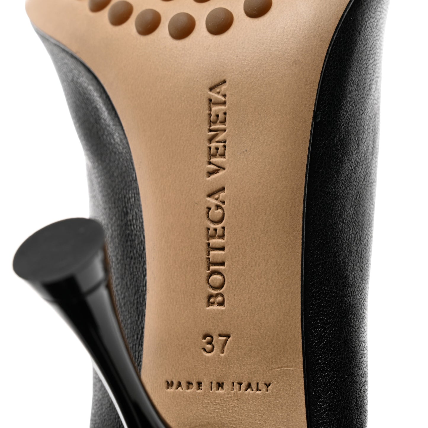 Stretch Nappa Dot Pumps 37 Black