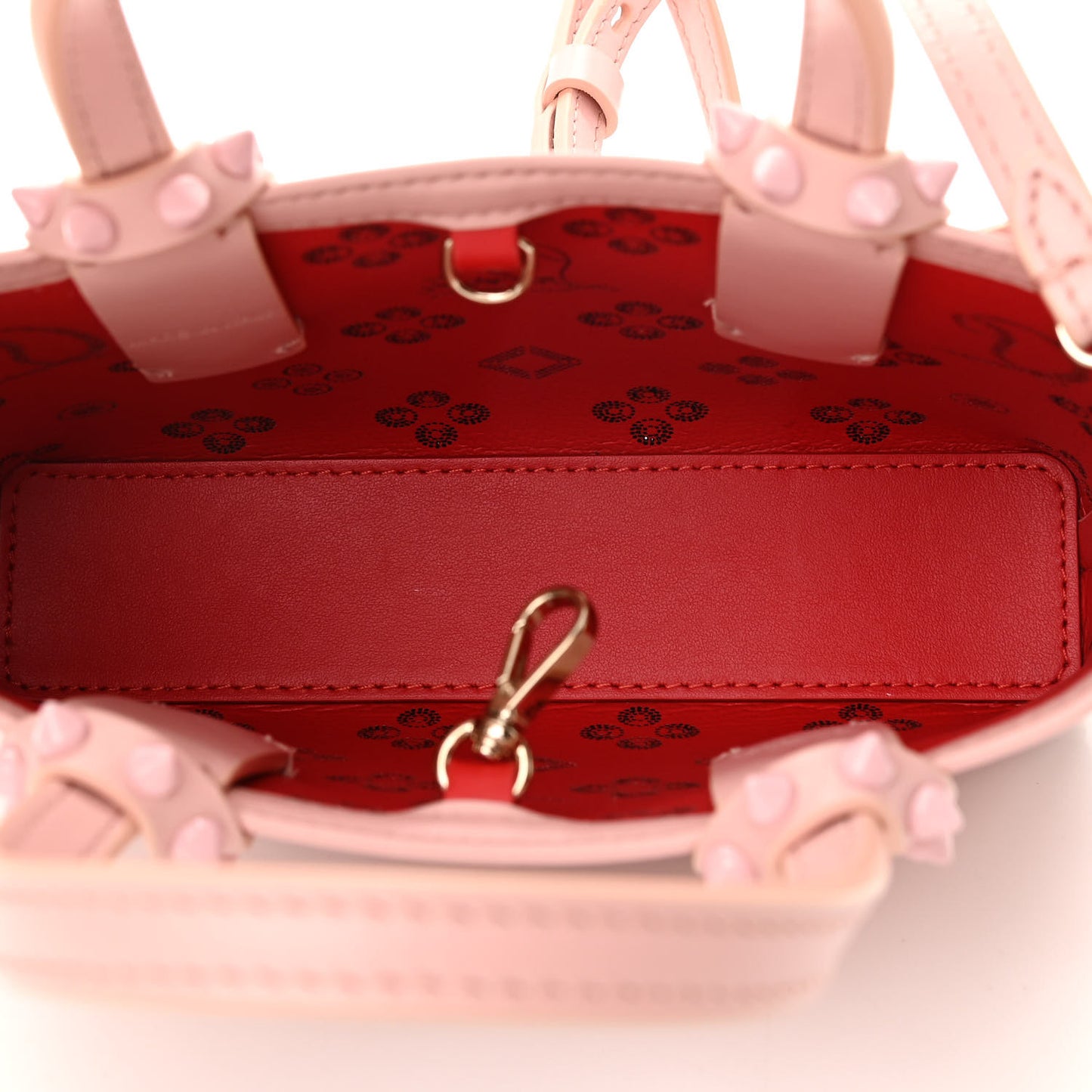 Calfskin Loubinthesky Nano Cabata Tote Rosy