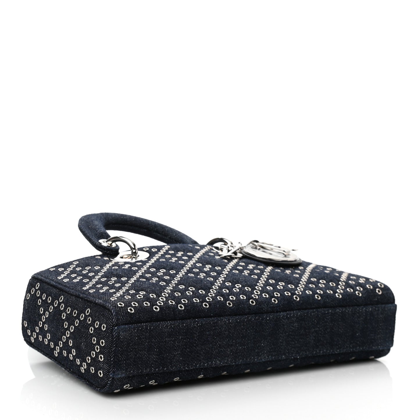 Denim Cannage East West Lady Dior Black