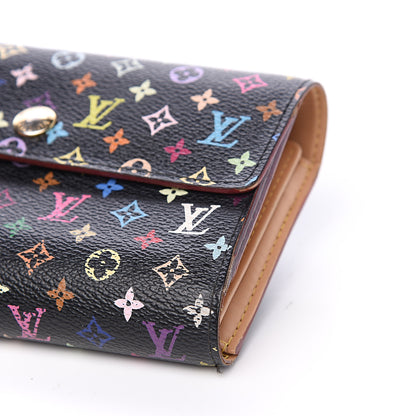 Louis Vuitton Monogram Multicolor Alexandra Wallet Black 10 of 11