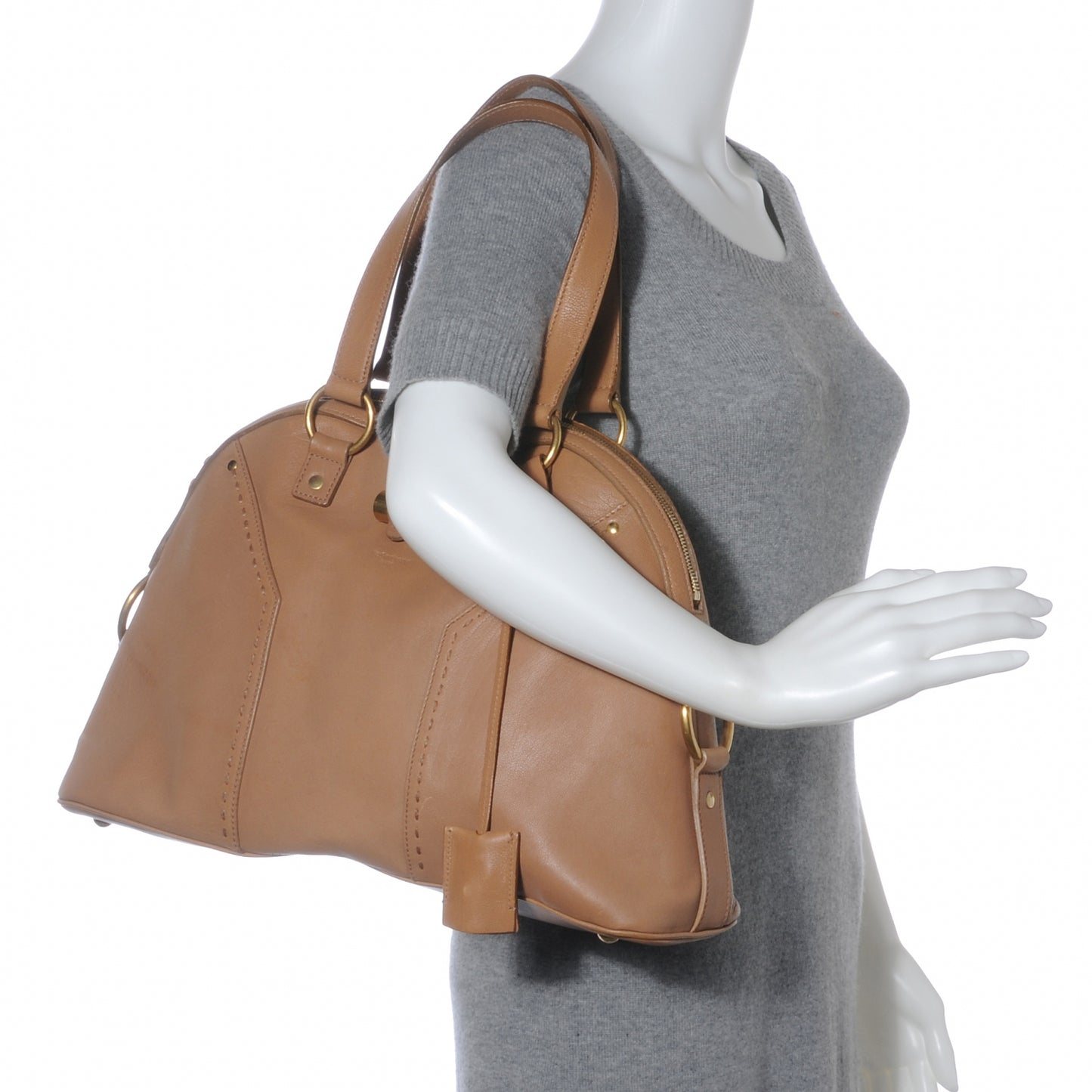 Leather Large Muse Tan