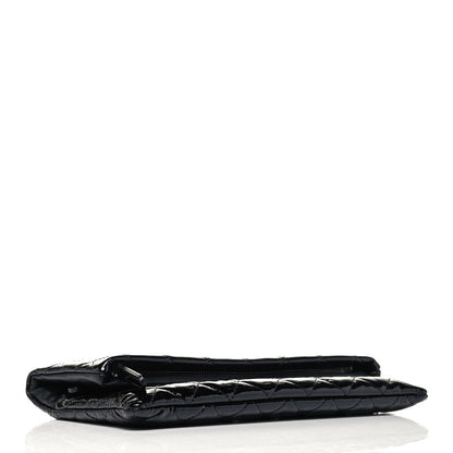 Chanel Patent Calfskin Quilted Beauty CC Clutch Black 4 of 7
