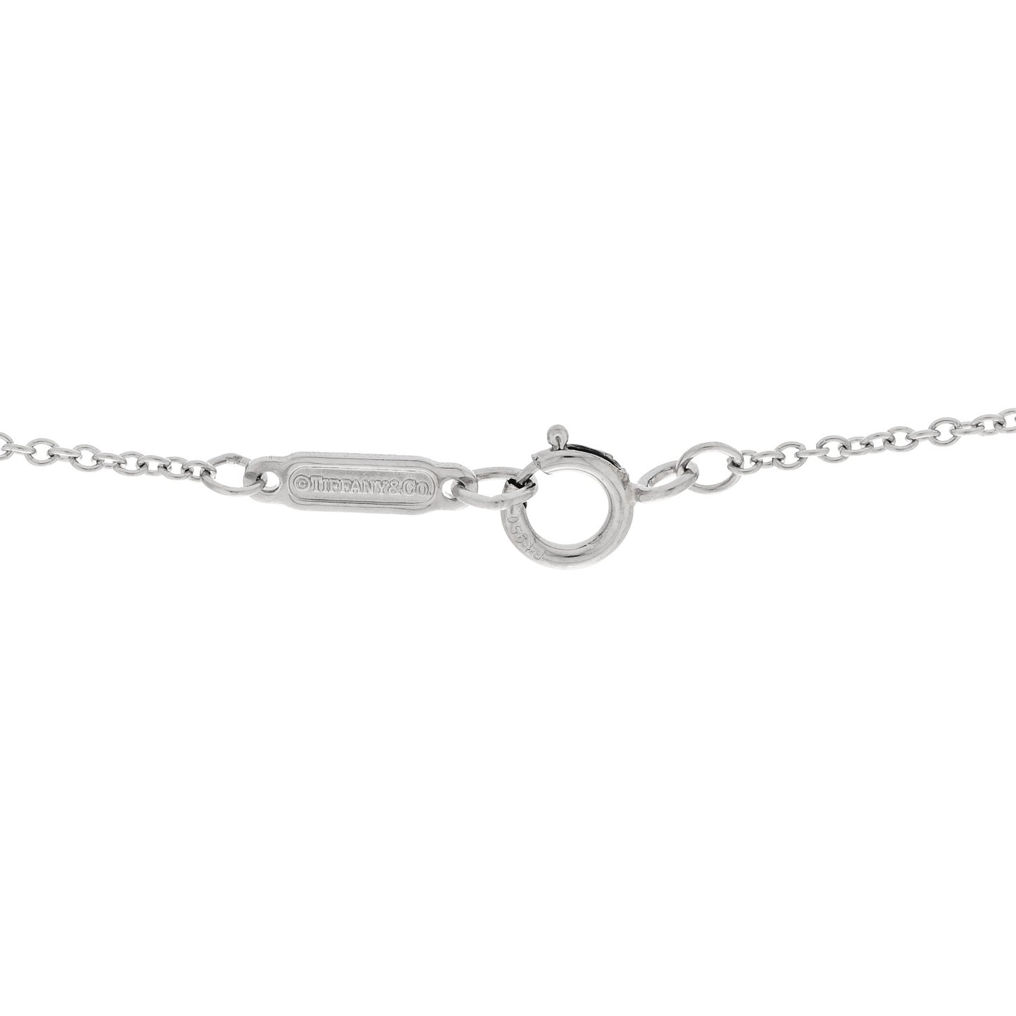 Platinum Diamond Letters Q Pendant Necklace