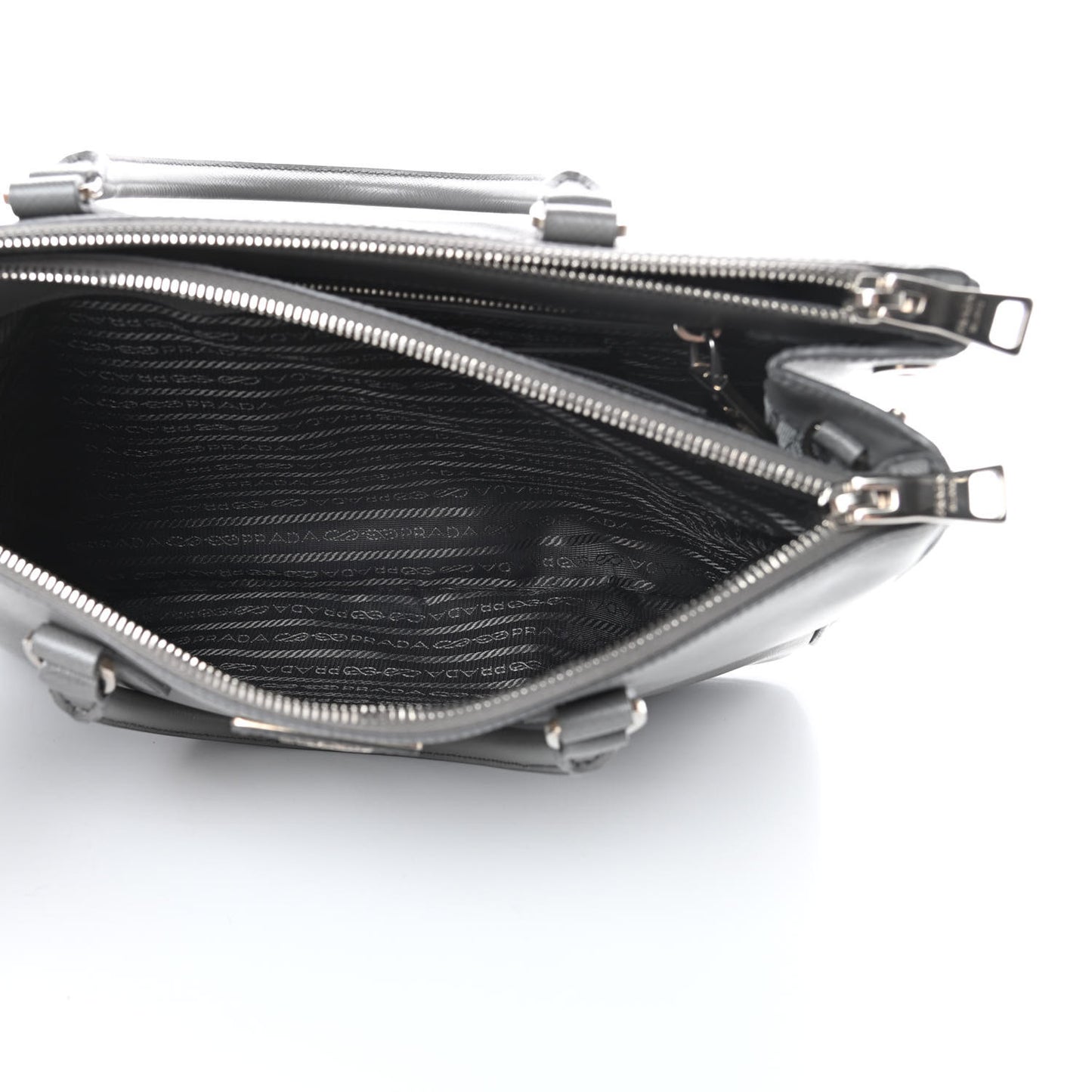 Saffiano Medium Galleria Double Zip Tote Marmo