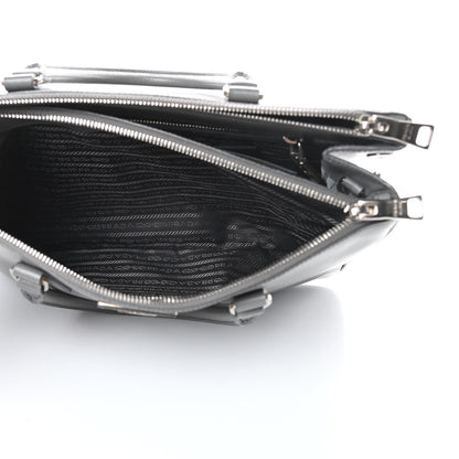Prada Saffiano Medium Galleria Double Zip Tote Marmo 7 of 19