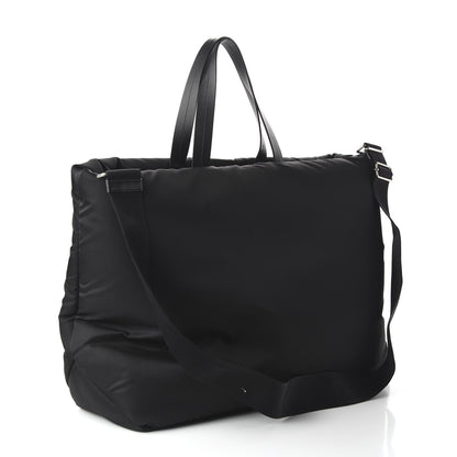 Prada Tessuto Nylon Soft Padded Medium Shopping Tote Black 3 of 10