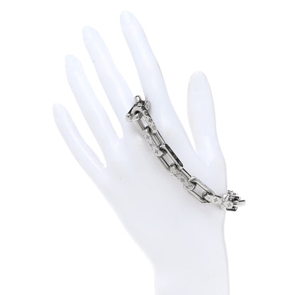 Louis Vuitton Monogram Chain Link Bracelet M Silver 2 of 5