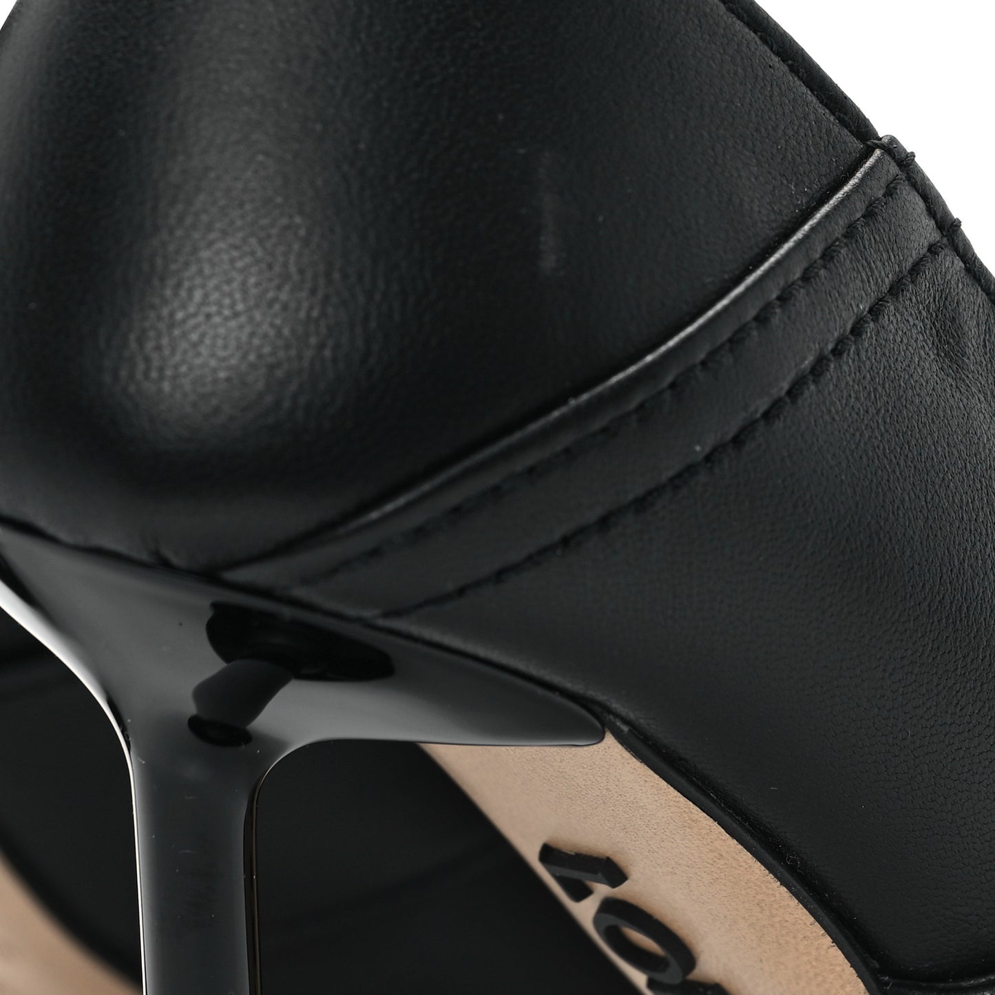 Goatskin Toy Panta 90 Pumps 36 Black