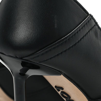 Loewe Goatskin Toy Panta 90 Pumps 36 Black 9 of 10