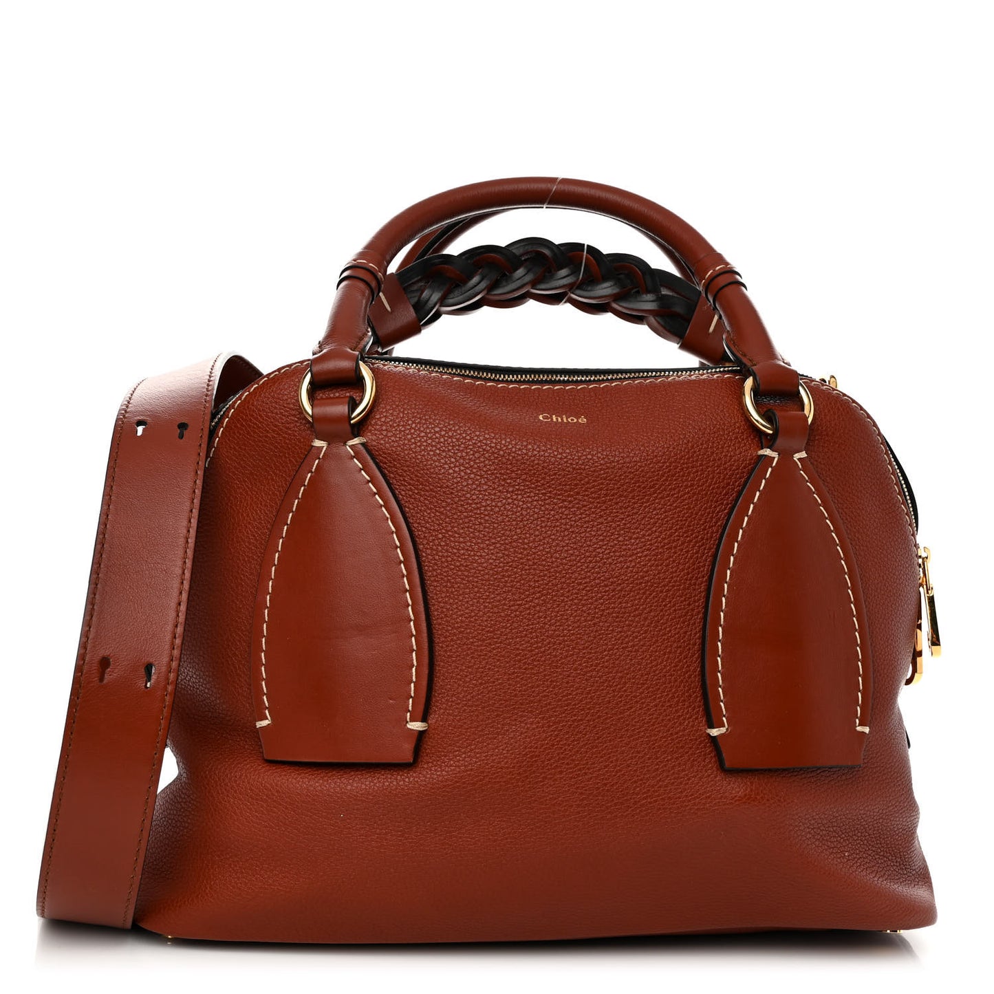 Calfskin Medium Daria Sepia Brown