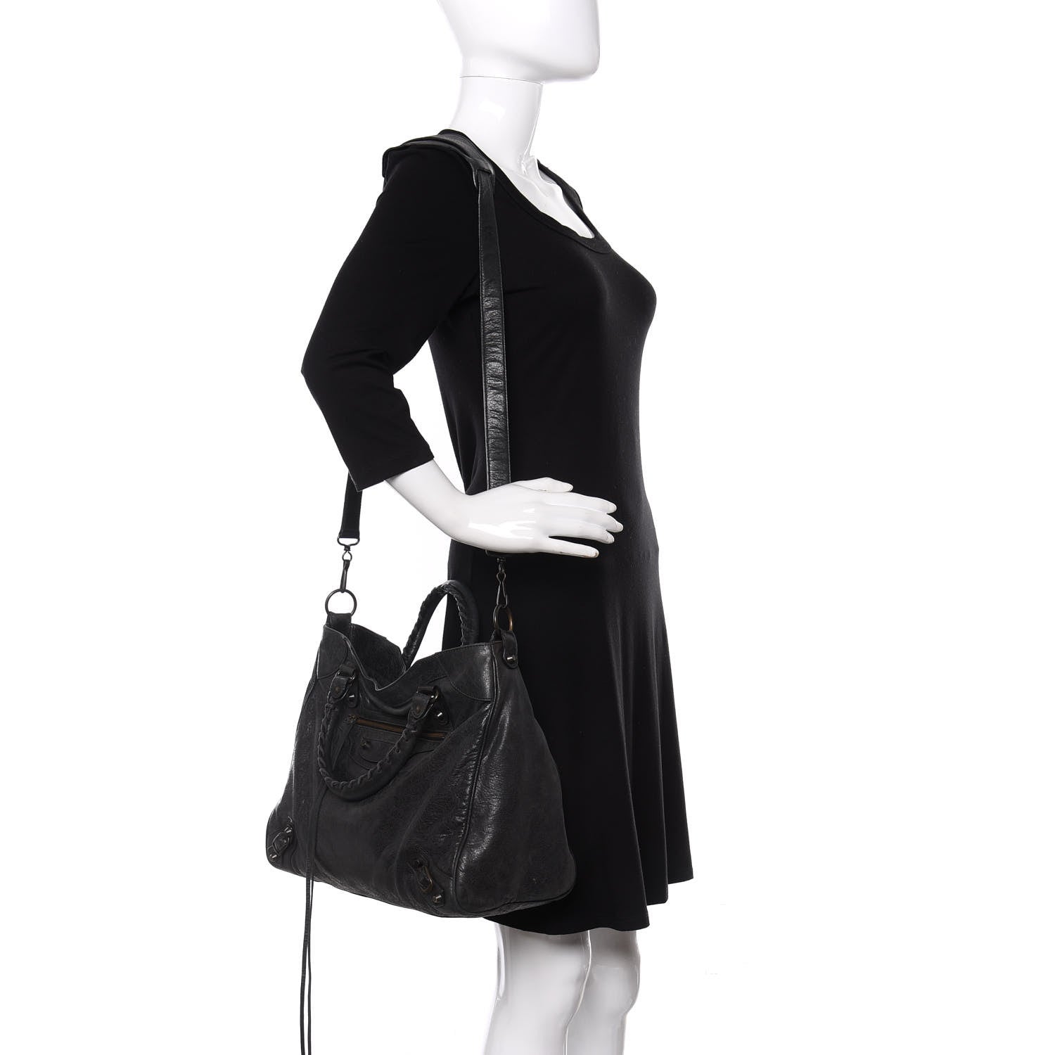 Balenciaga Agneau Classic Hardware Velo Black 2 of 12