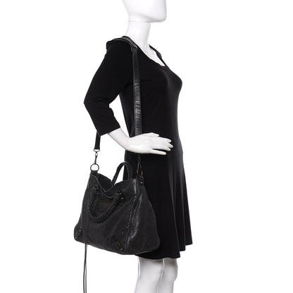 Balenciaga Agneau Classic Hardware Velo Black 2 of 12