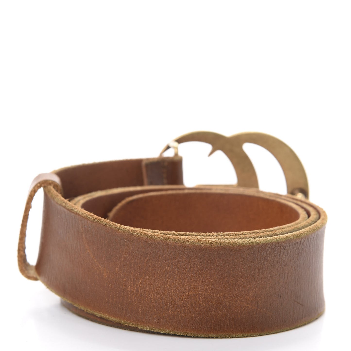 Faded Calfskin Double G 40mm Belt 85 34 Cuir