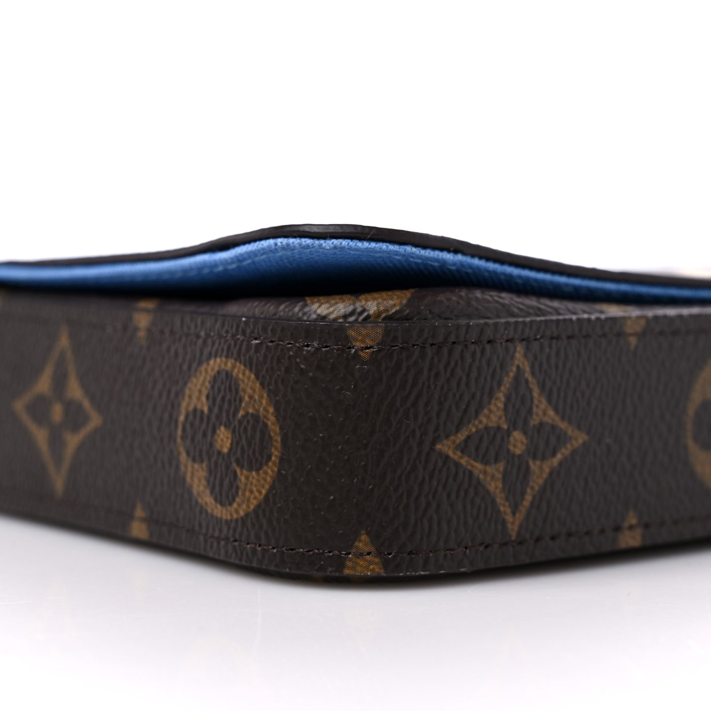 Monogram 2021 Christmas Animation China Wall Pochette Felicie Chain Wallet Myosotis Blue
