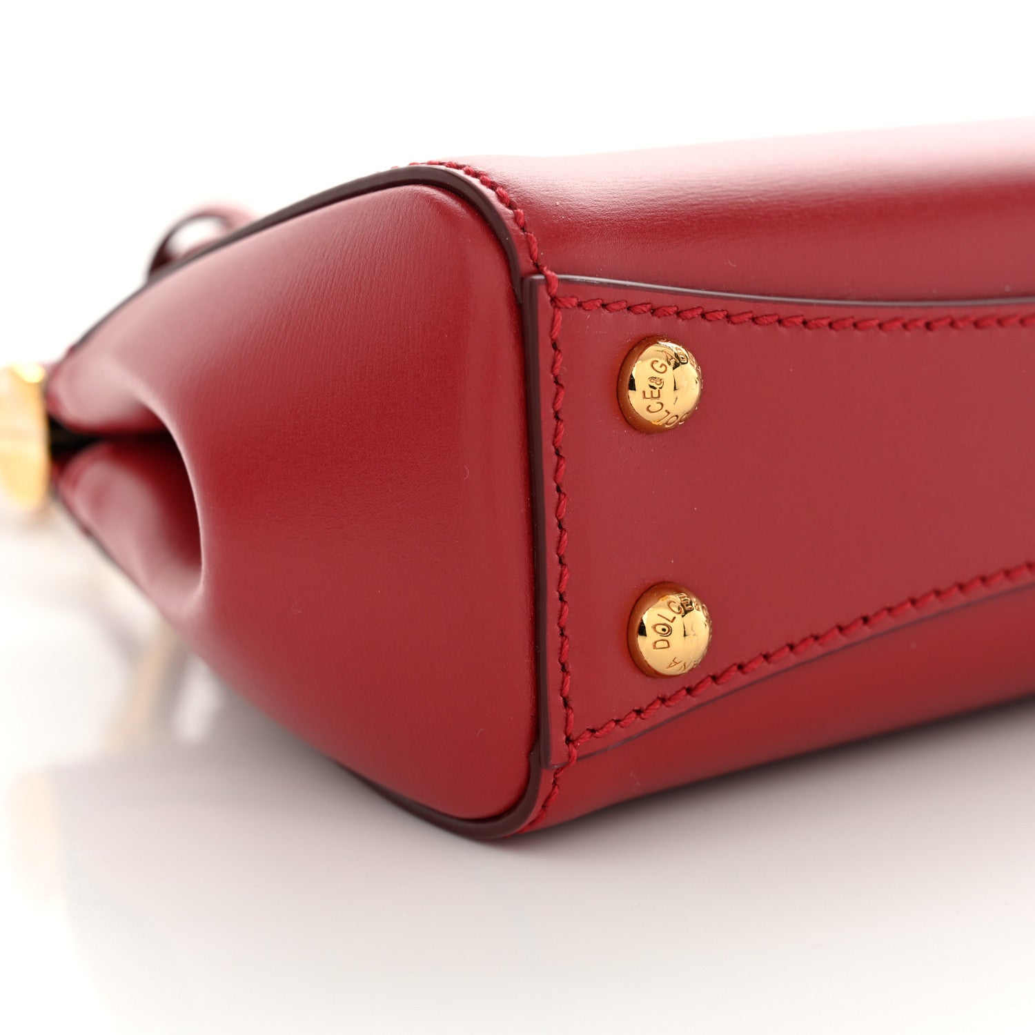 Dolce & Gabbana Vitello Mini Marlene Day Bag Red 8 of 10