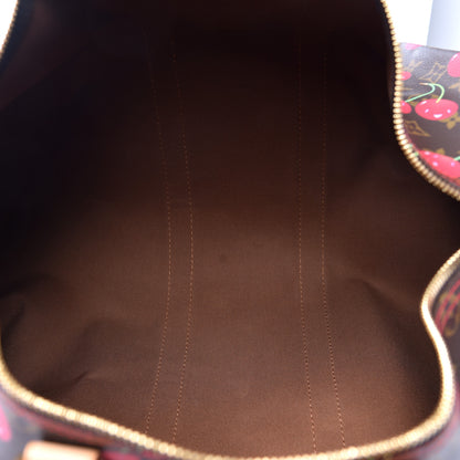Louis Vuitton Monogram Cerises Keepall 45 5 of 9