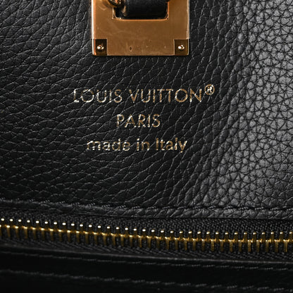Louis Vuitton Calfskin Shearling City Steamer GM Black Bronze 7 of 10