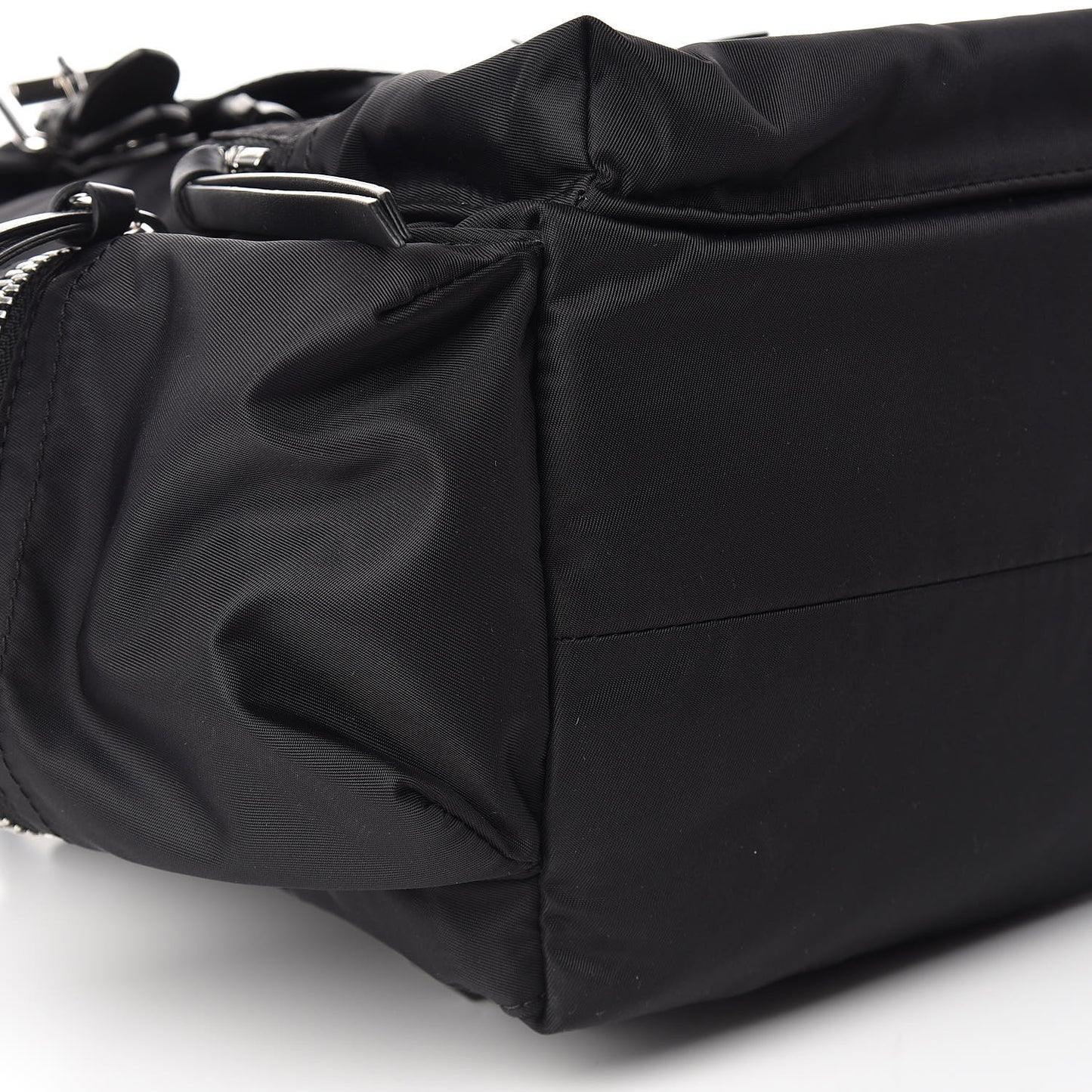 Nylon Medium Rucksack Backpack Black