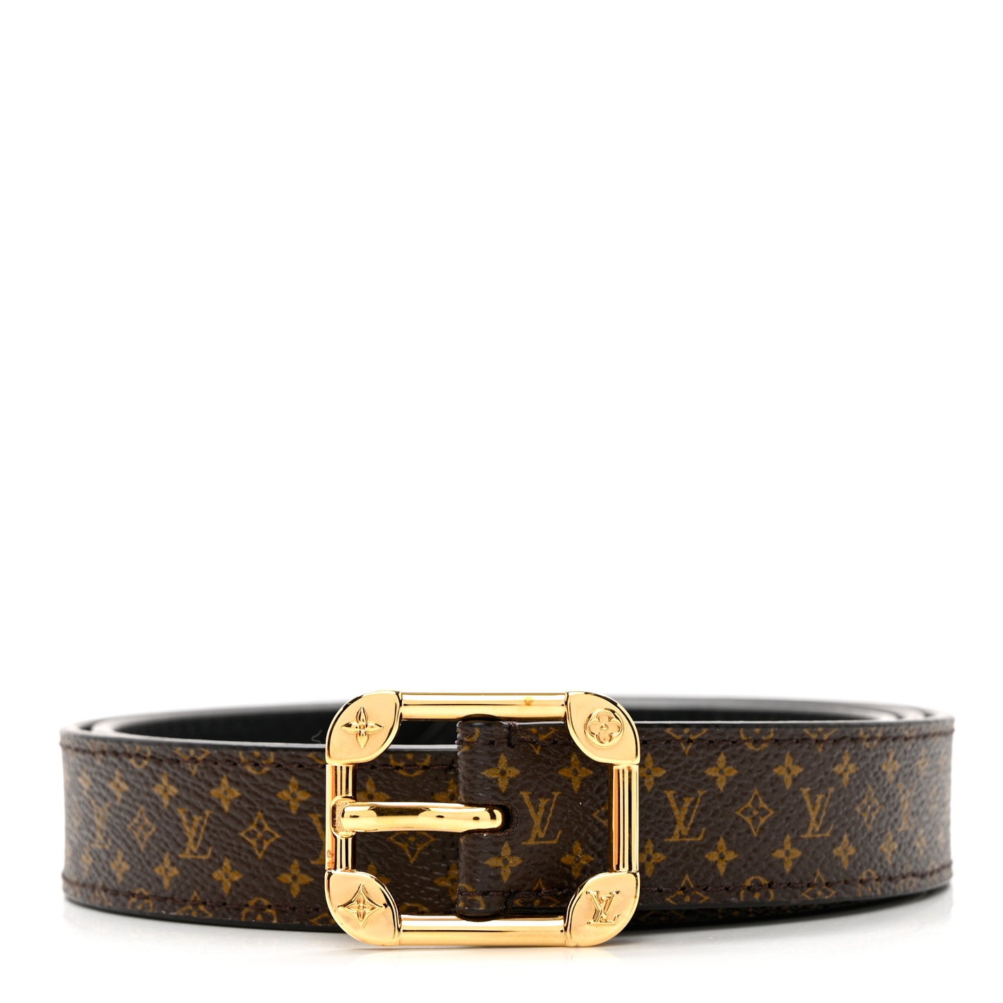Monogram 25mm LV Malletier Belt 90 36