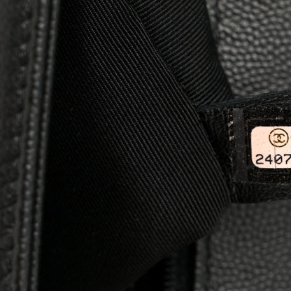 Chanel Caviar Quilted New Medium Boy Flap So Black 7 of 11