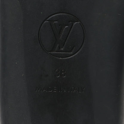 Louis Vuitton Monogram Sunbath Flat Mule Sandals 38 Black 6 of 7