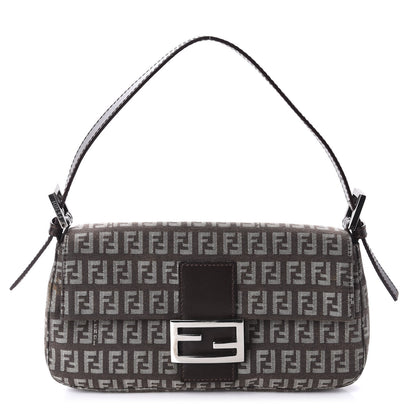 Fendi Zucchino Vitello Baguette Testa di Moro Beige 1 of 9