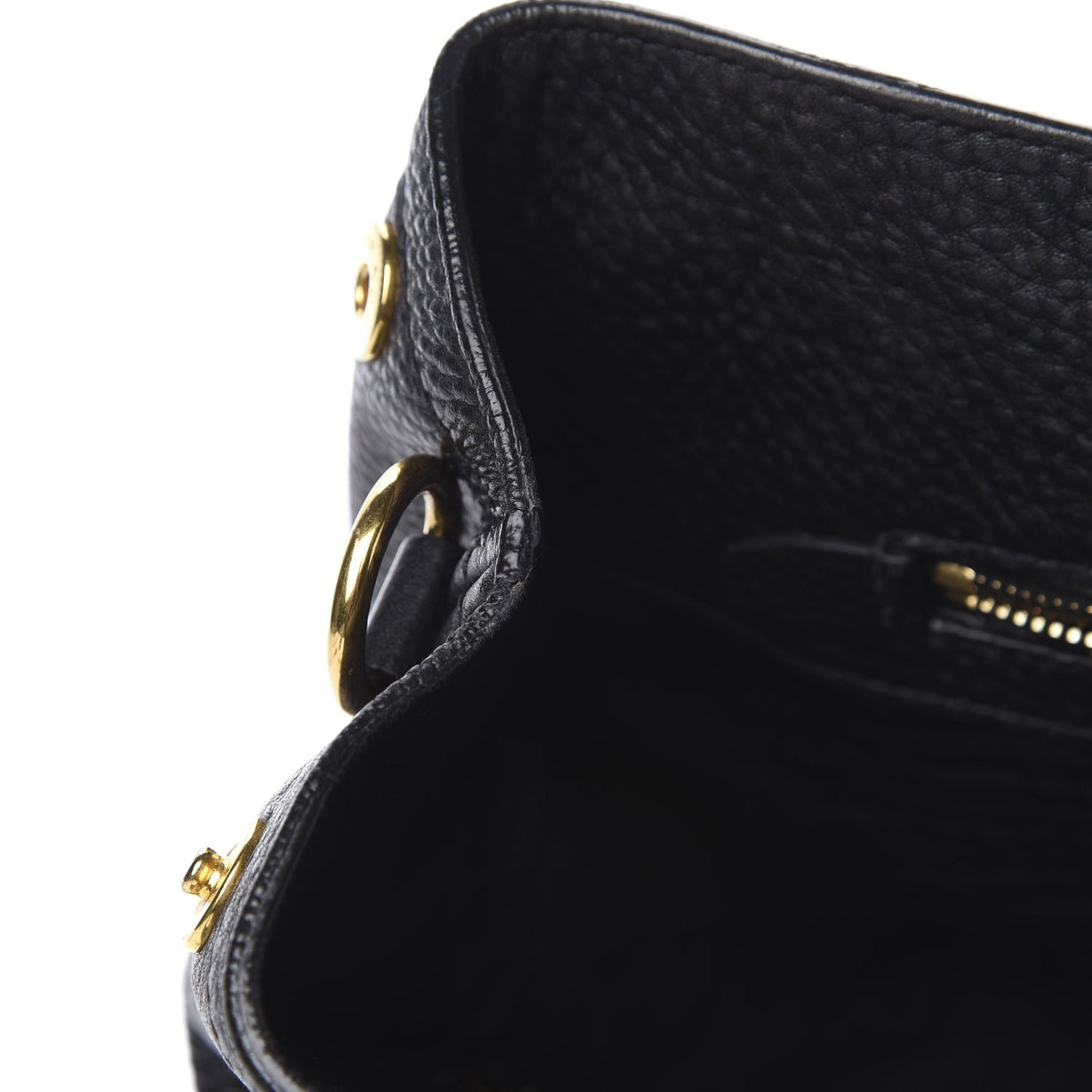 Vitello Daino Tote Black